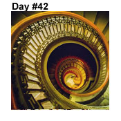 Day Forty-Two: Pretty Amazing Stairs!